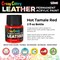 Hot Tamale Red Premium Acrylic Leather and Shoe Paint, 2 oz Bottle - Flexible, Crack, Scratch, Peel Resistant - Artist Create Custom Sneakers, Jackets, Bags, Purses, Furniture Artwork